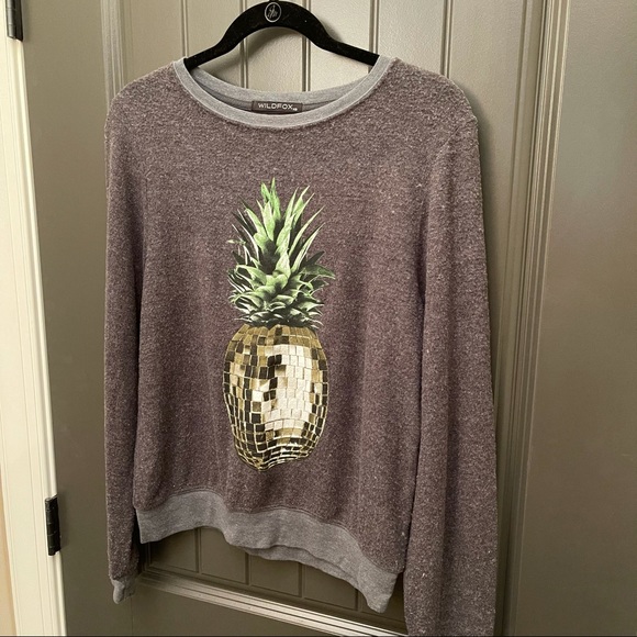 🎉HOST PICK🎉 Wildfox disco pineapple pullover sweatshirt - Picture 5 of 12